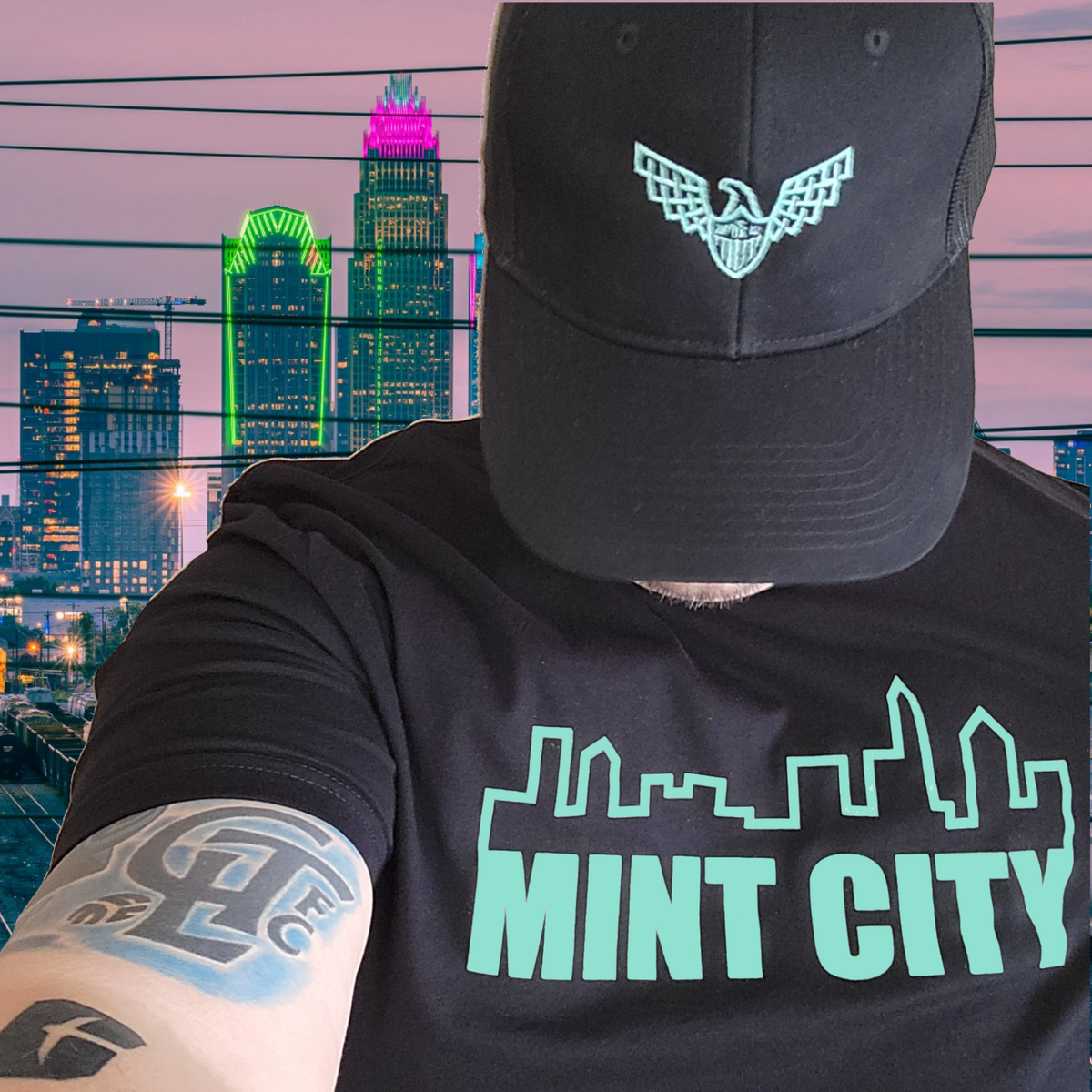 Mint City Skyline Tee Mint City Collective