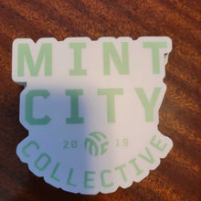 Load image into Gallery viewer, Mint City Collective (alternate logo) sticker