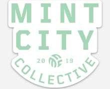 Load image into Gallery viewer, Mint City Collective (alternate logo) sticker