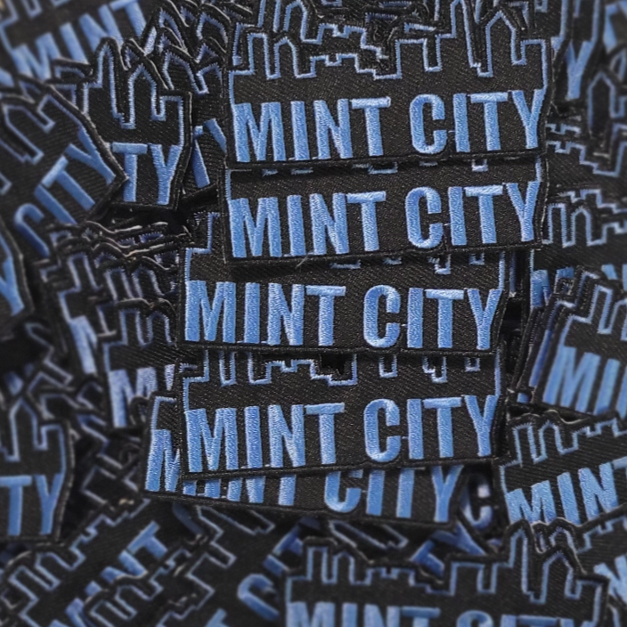 Mint City ™️ Charlotte Skyline Patch (blue)