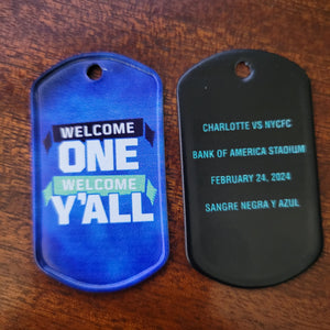 2/24 Home Opener vs. NYCFC Dog Tag