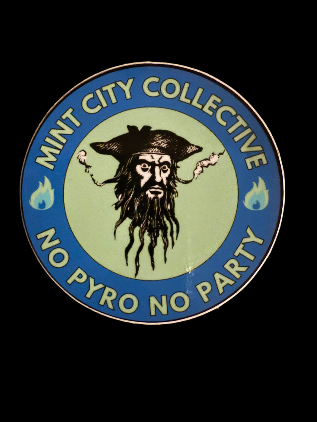 No Pyro, No Party Sticker