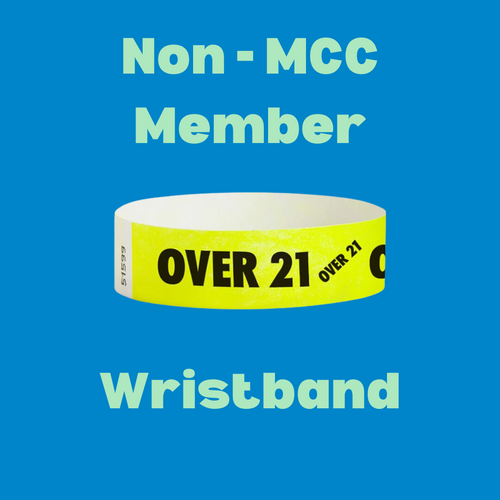 Non - Members - Over 21 - Tailgate Wristband