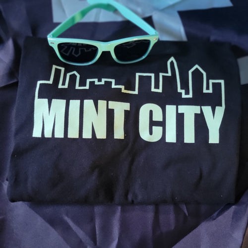 Mint City Skyline Tee